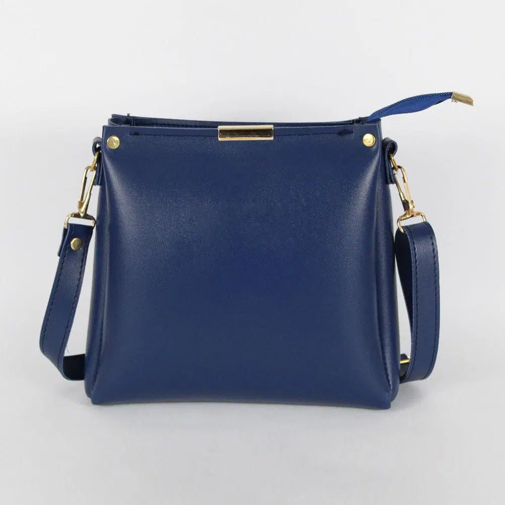 Girl's Elegant Rexine Plain Hand Bag
