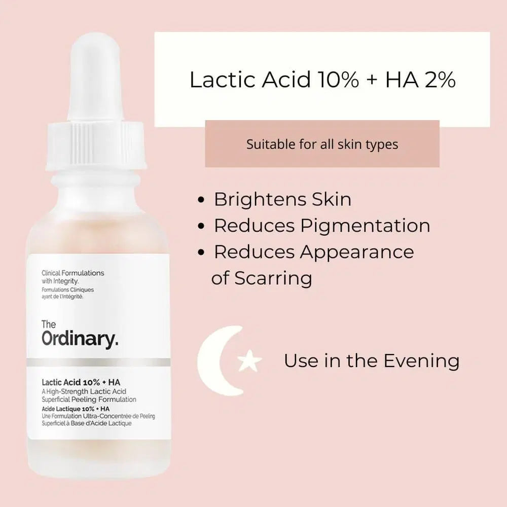 The Ordinary Lactic Acid Face Serum, 30 Ml