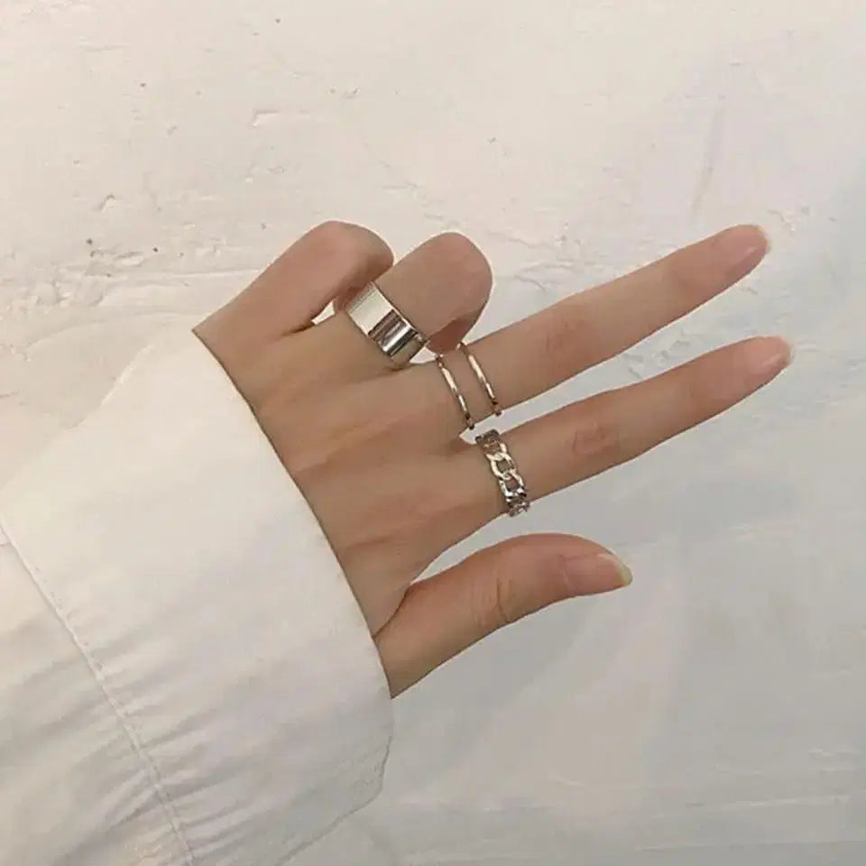 3-Piece Adjustable Alloy Jewelry Set