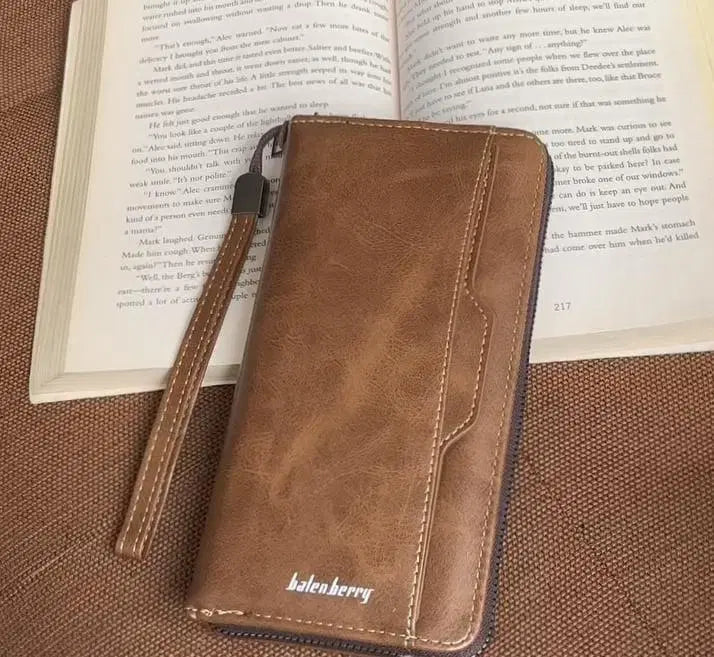 Sleek Unisex Long Wallet – PU Leather