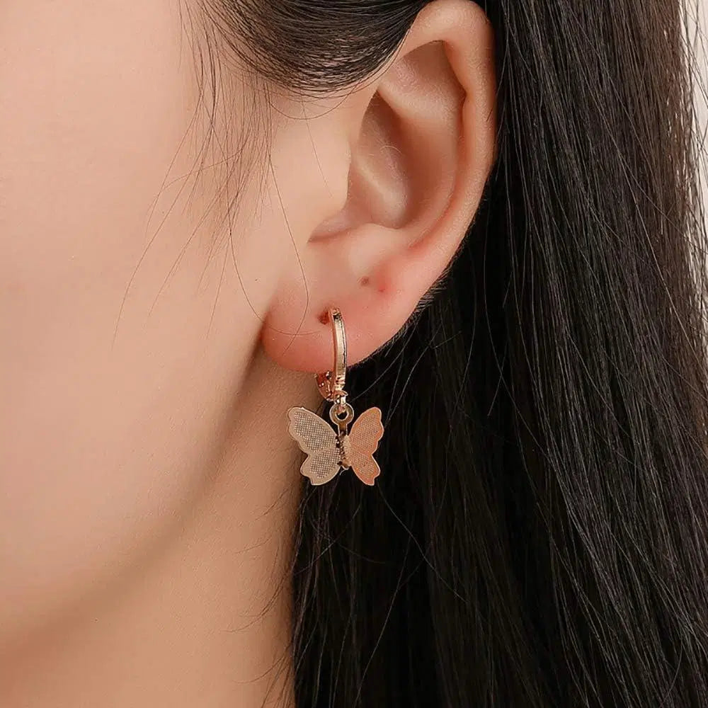 Butterfly Elegance Ring – Silver & Gold Plated