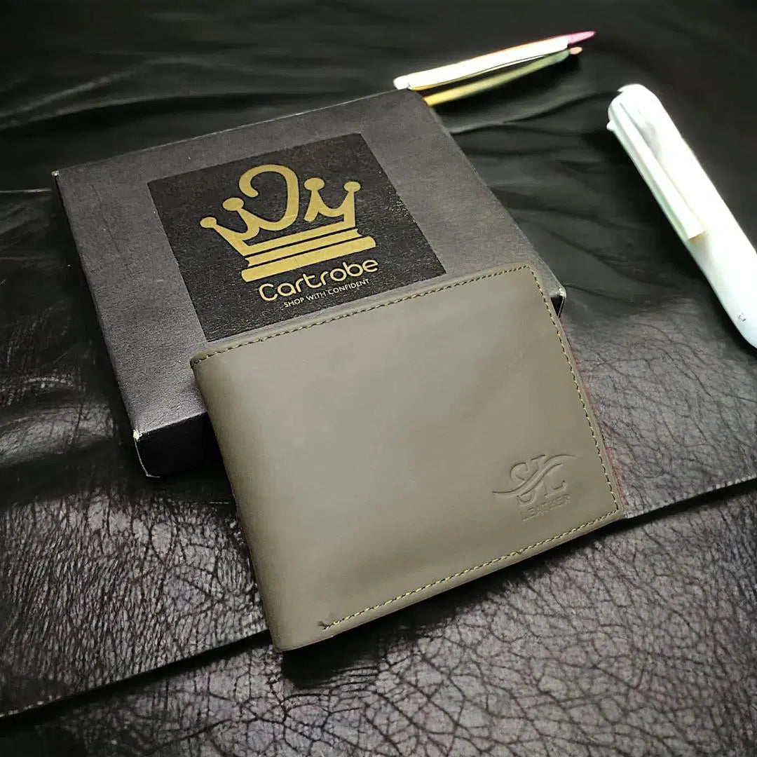 Unisex Slim PU Leather Wallet – Compact & Stylish