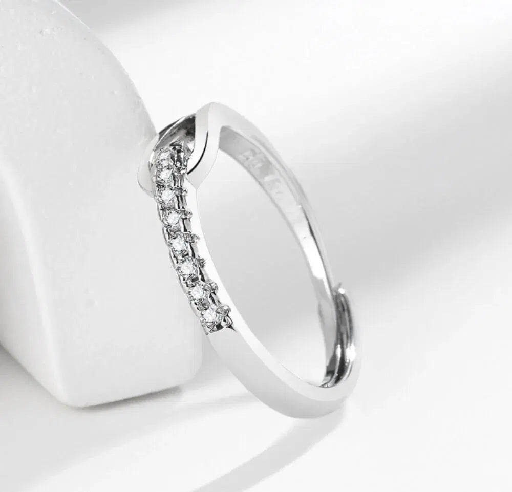 Silver-Plated Adjustable Alloy Bracelet
