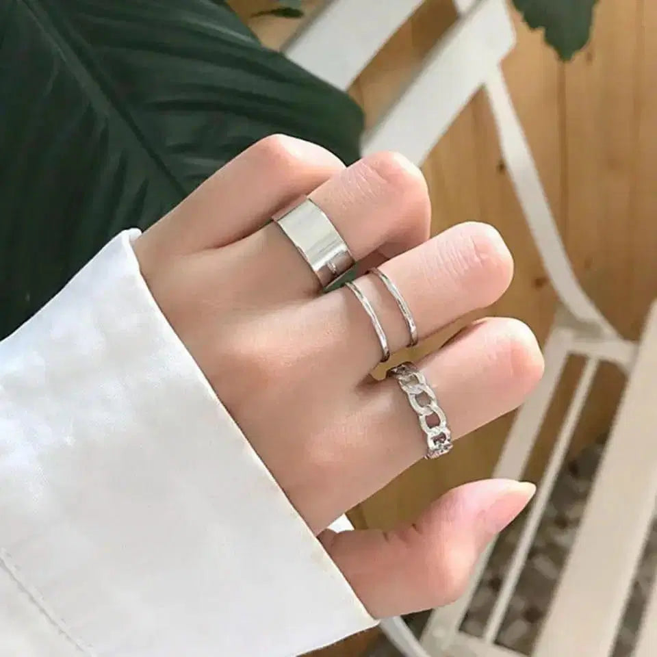 3-Piece Adjustable Alloy Jewelry Set