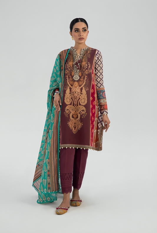 Sana Safinaz | 3-Pc Unstitched-AIX