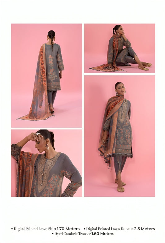 Sana Safinaz | 3-Pc Unstitched-AIII