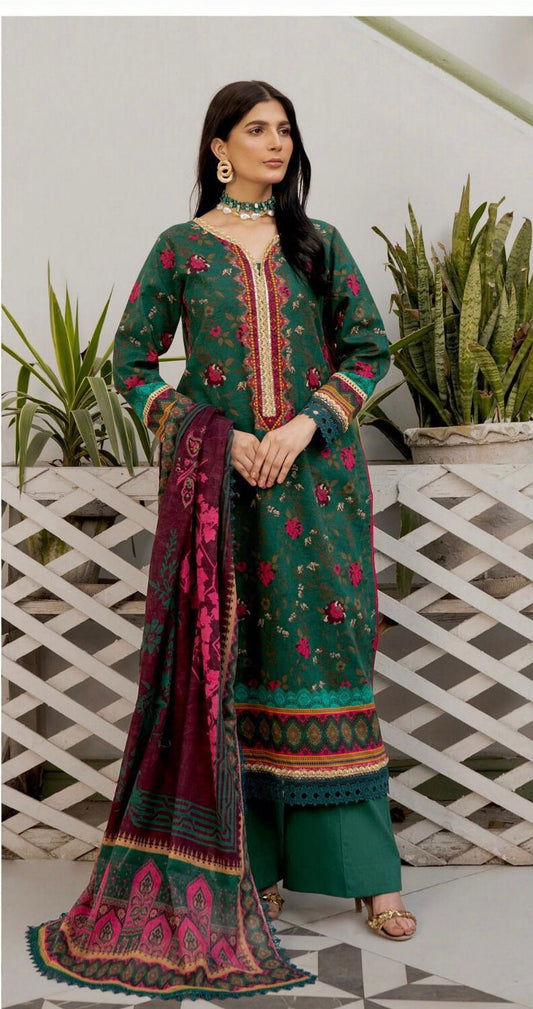 Firdous | 3PC Unstitched Lawn Suit