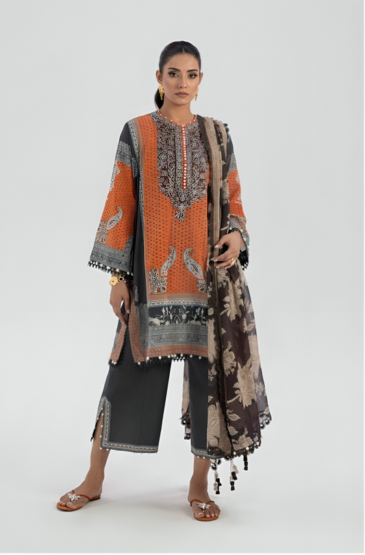 Sana Safinaz | 3-Pc Unstitched-AIII