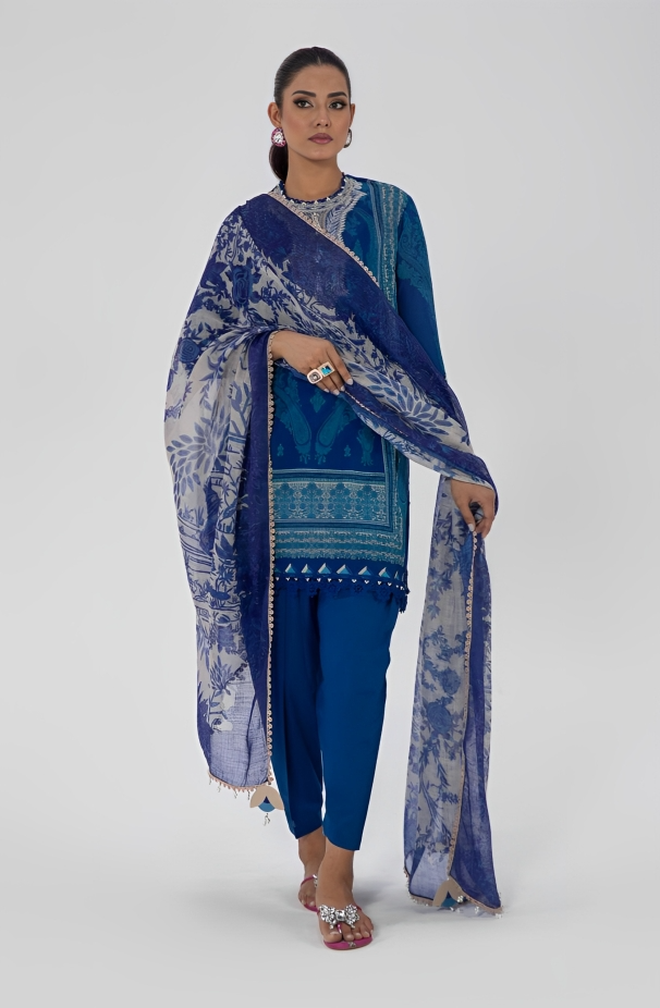 Sana Safinaz | 3-Pc Unstitched-AV