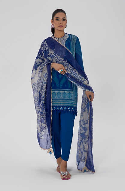 Sana Safinaz | 3-Pc Unstitched-AV