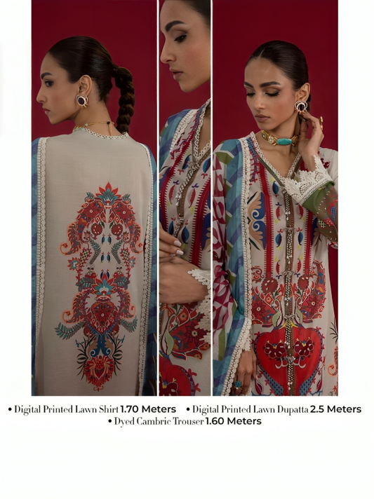 Sana Safinaz | 3-Pc Unstitched-A