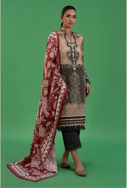Sana Safinaz | 3-Pc Unstitched-AIV