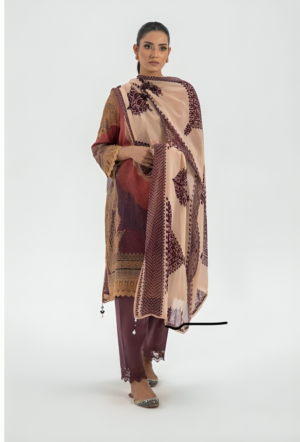 Sana Safinaz | 3-Pc Unstitched-AVII