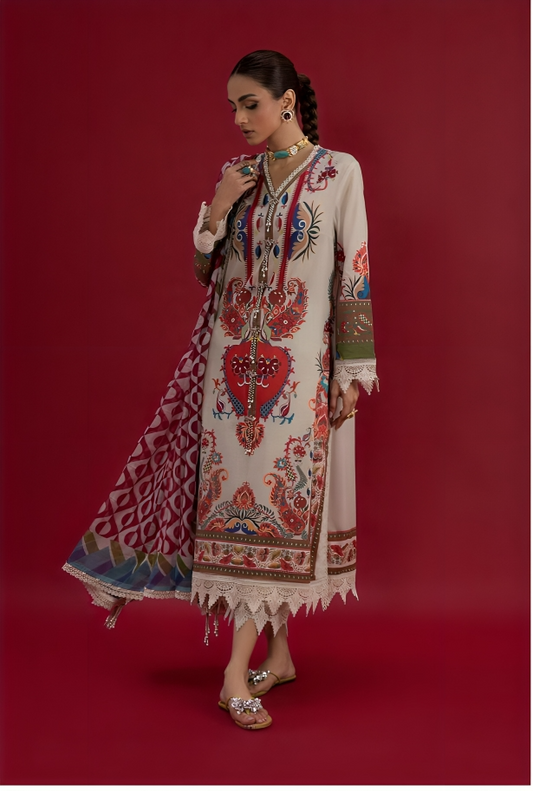 Sana Safinaz | 3-Pc Unstitched-A
