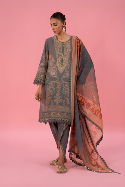 Sana Safinaz | 3-Pc Unstitched-AIII