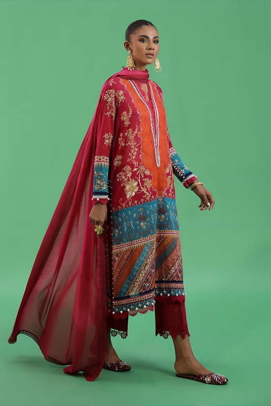 Sana Safinaz | 3-Pc Unstitched-AII