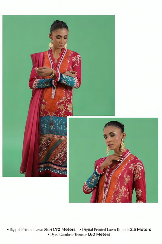 Sana Safinaz | 3-Pc Unstitched-AII
