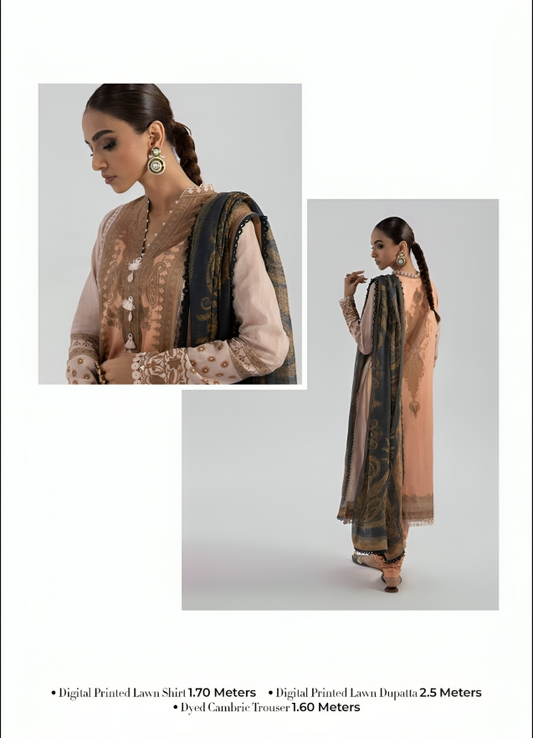 Sana Safinaz | 3-Pc Unstitched-AVI