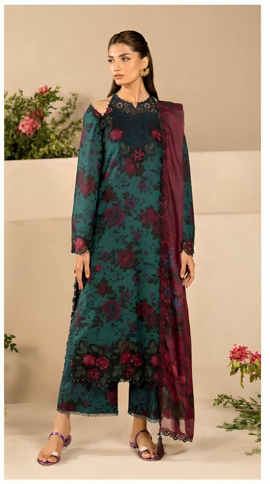 IZNIK Printed Lawn 3-Piece| Summer 2025