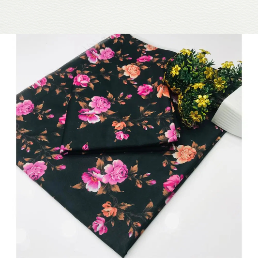 3pc Unstitched Lawn Printed Suit For Women