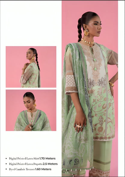Sana Safinaz | 3-Pc Unstitched-AVIII