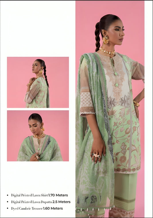 Sana Safinaz | 3-Pc Unstitched-AVIII
