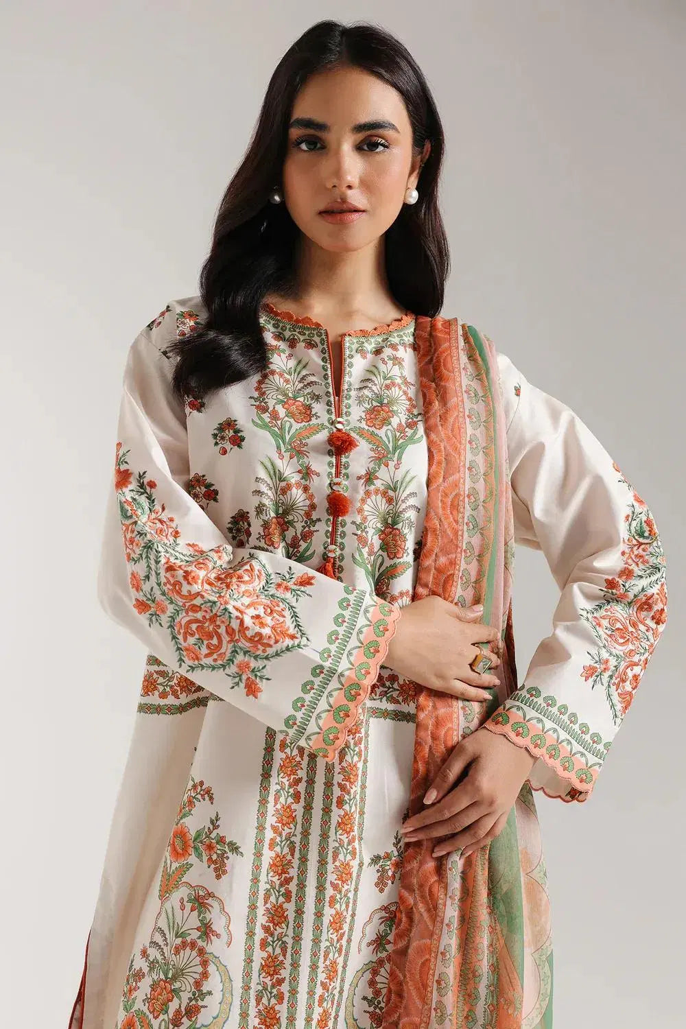 3-Piece Printed Lawn Suit