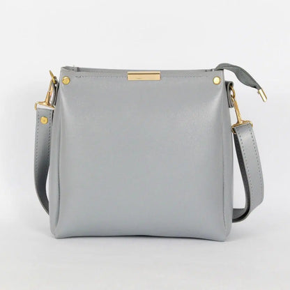 Girl's  Elegant Rexine Plain Hand Bag