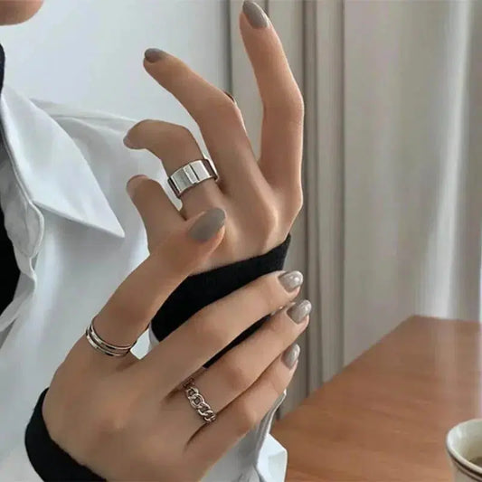 3-Piece Adjustable Alloy Jewelry Set