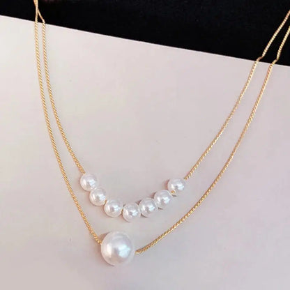 Two-Layered Pearl Charm Locket – Elegant Everyday Wear