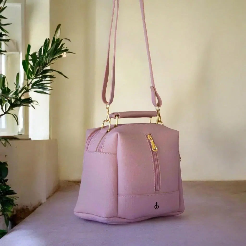Women's PU Leather Textured Hand Bag