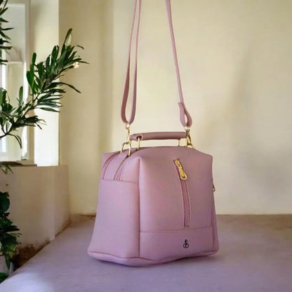 Women's PU Leather Textured Hand Bag