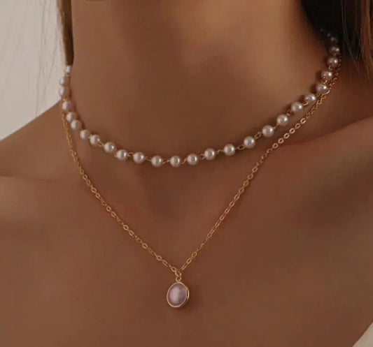 Minimalist Alloy Pendant Necklace – 18 Inches