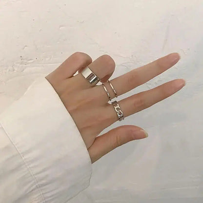 3-Piece Adjustable Alloy Jewelry Set