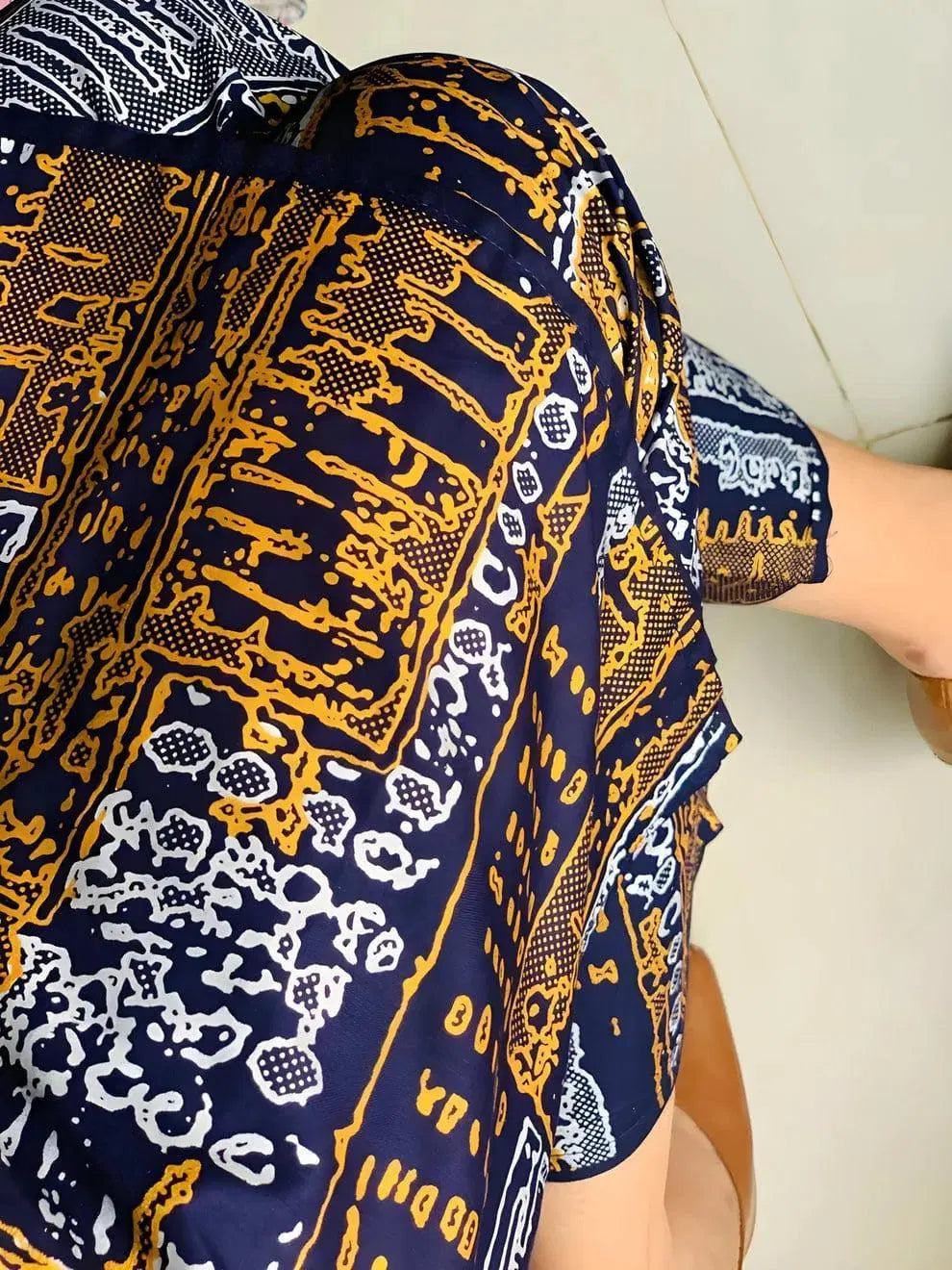 2 Pcs Women's Elegant  Stitched Linen Block Printed Shirt And Trouser