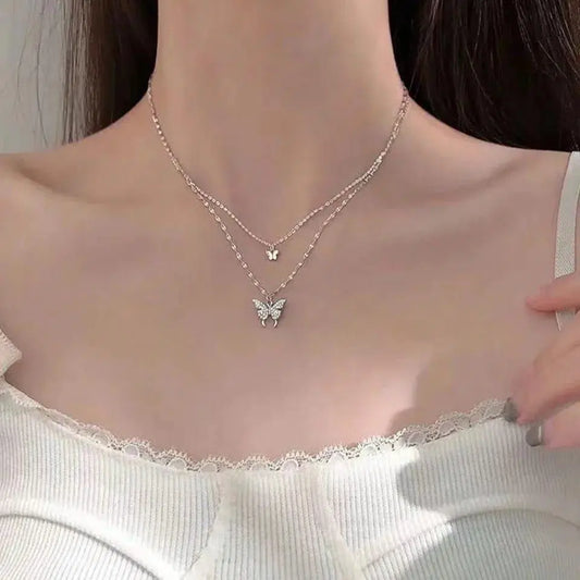 Elegant Multi-Layered Pendant Necklace