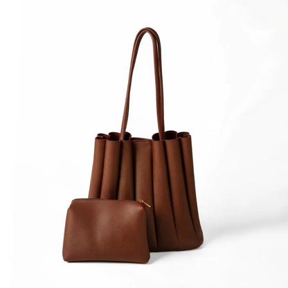 Women's Elegant PU Leather Textured Hand Bag