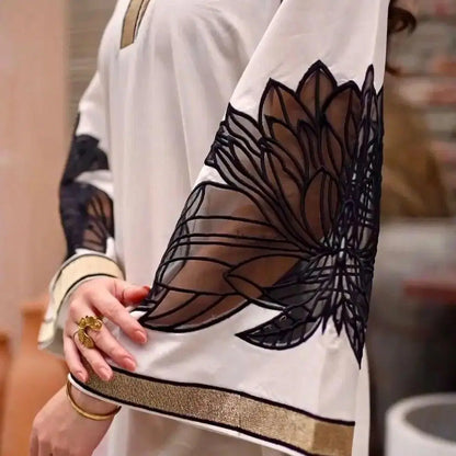 3 Pcs Women's Elegant Stitched Organza Embroidered Suit