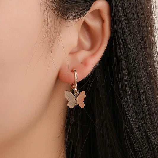 Butterfly Elegance Ring – Silver & Gold Plated