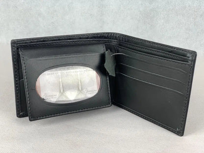 Men’s Premium Crocodile Pattern Leather Bi-Fold Wallet