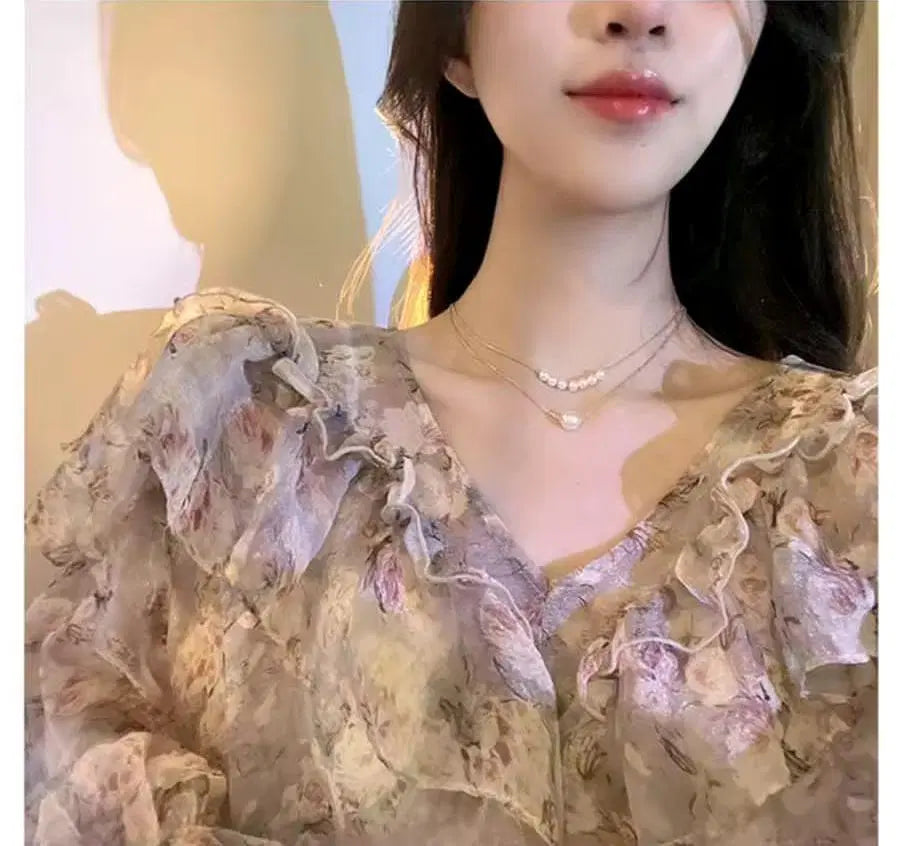 Two-Layered Pearl Charm Locket – Elegant Everyday Wear