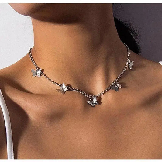 Adjustable Alloy Chain Necklace