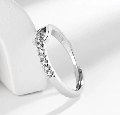 Silver-Plated Adjustable Alloy Bracelet