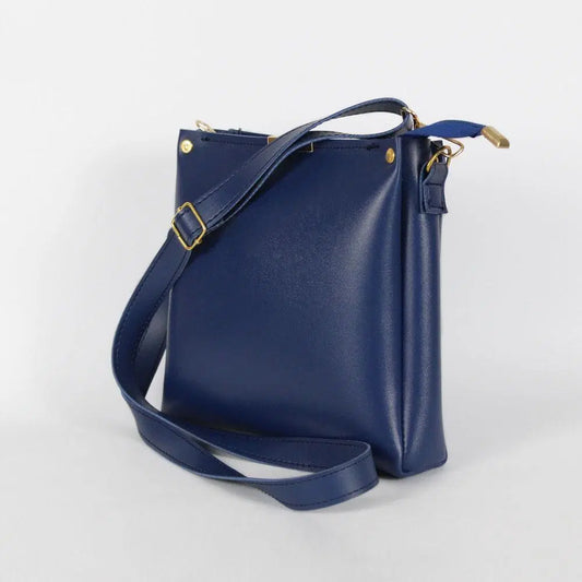 Girl's Elegant Rexine Plain Hand Bag
