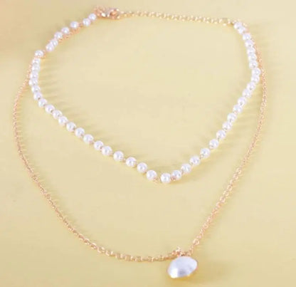 Minimalist Alloy Pendant Necklace – 18 Inches