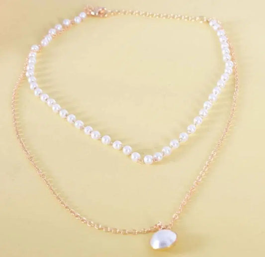 Minimalist Alloy Pendant Necklace – 18 Inches