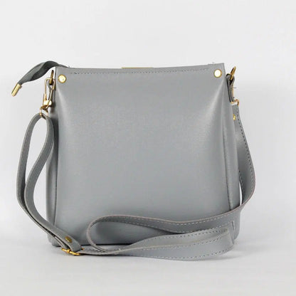 Girl's  Elegant Rexine Plain Hand Bag