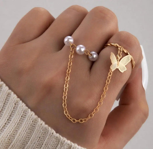 Classic Gold-Plated Statement Ring